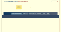 Desktop Screenshot of goudenhanddrukadviseurs.nl